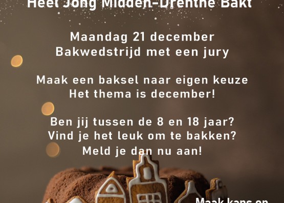 Heel Jong Midden-Drenthe Bakt! Bak jij ook mee?
