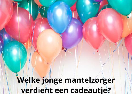 Presentje voor jonge mantelzorgers