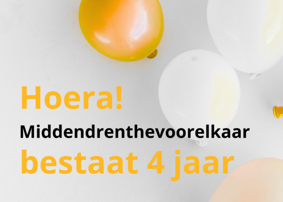 Middendrenthevoorelkaar bestaat 4 jaar!