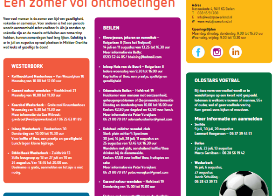 Zomer vol ontmoetingen