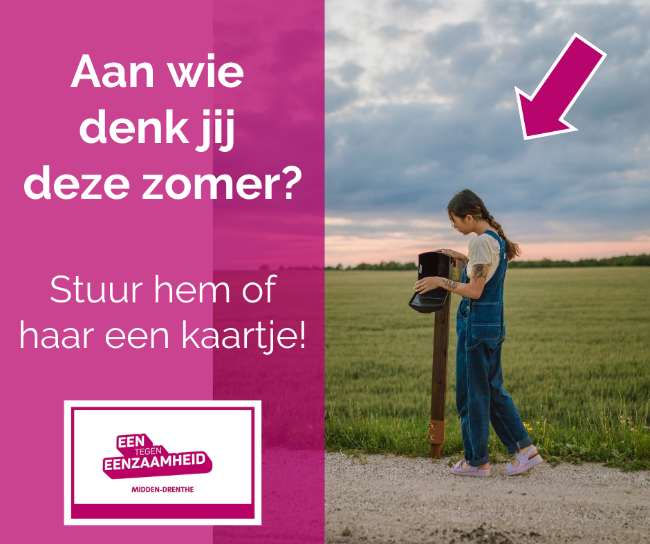 Zomeractie één tegen eenzaamheid Zomeractie één tegen eenzaamheid