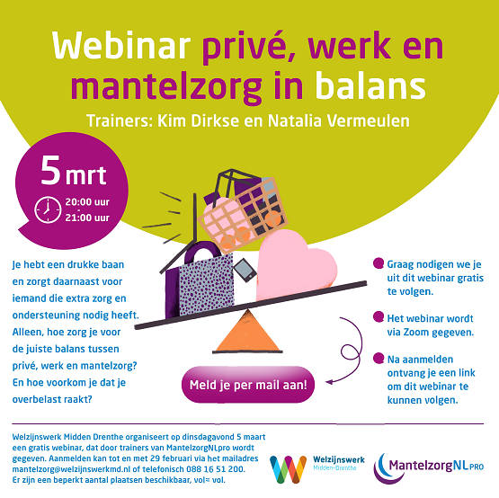 Webinar prive werk mantelzorg