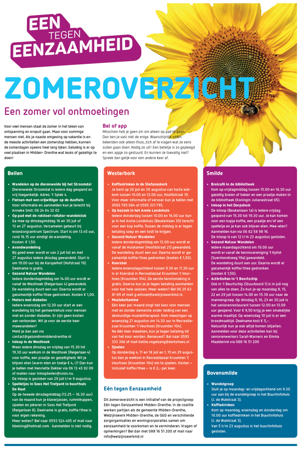 Zomeractiviteiten 2024 Zomeractiviteiten 2024