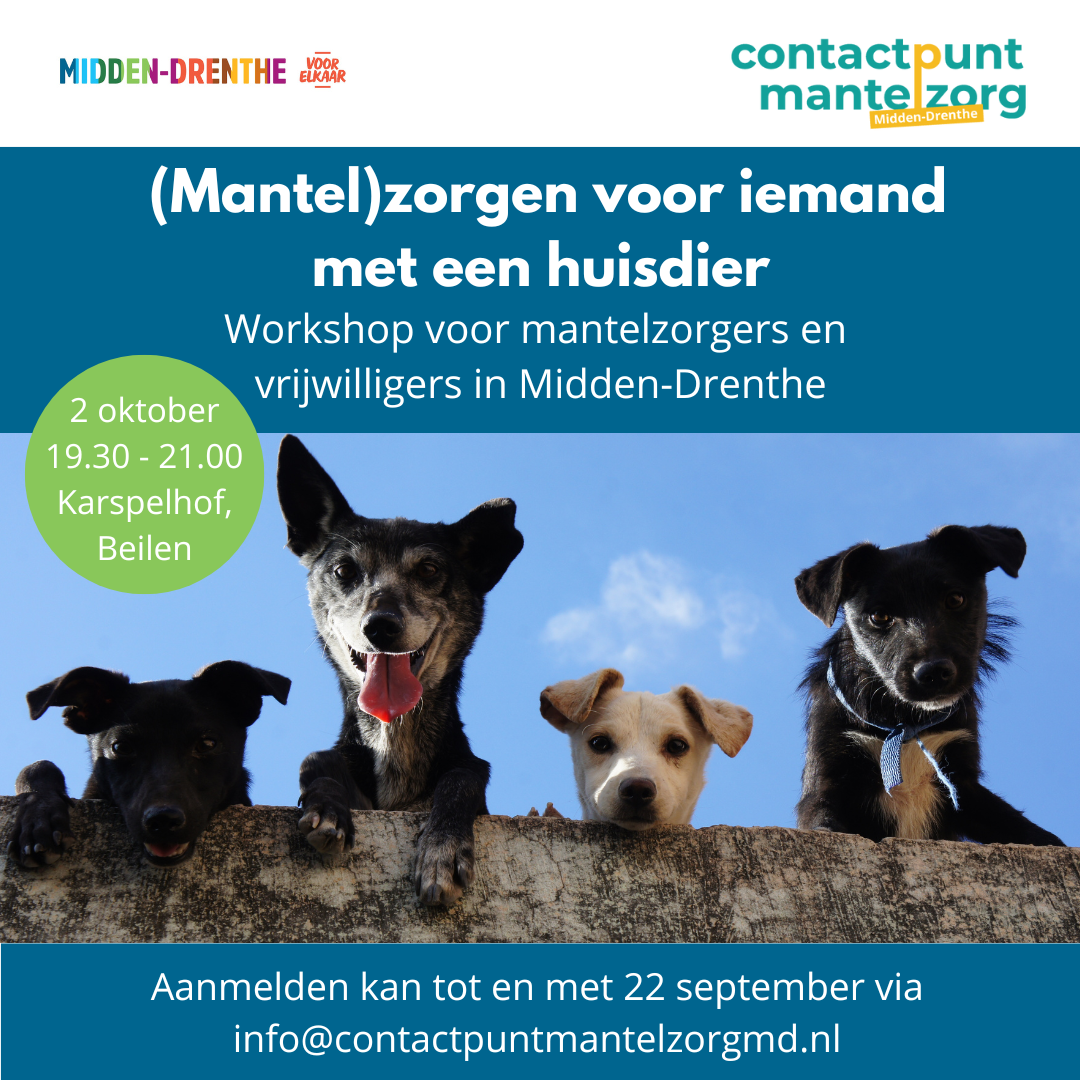 Mantelzorgen en huisdier Mantelzorgen en huisdier