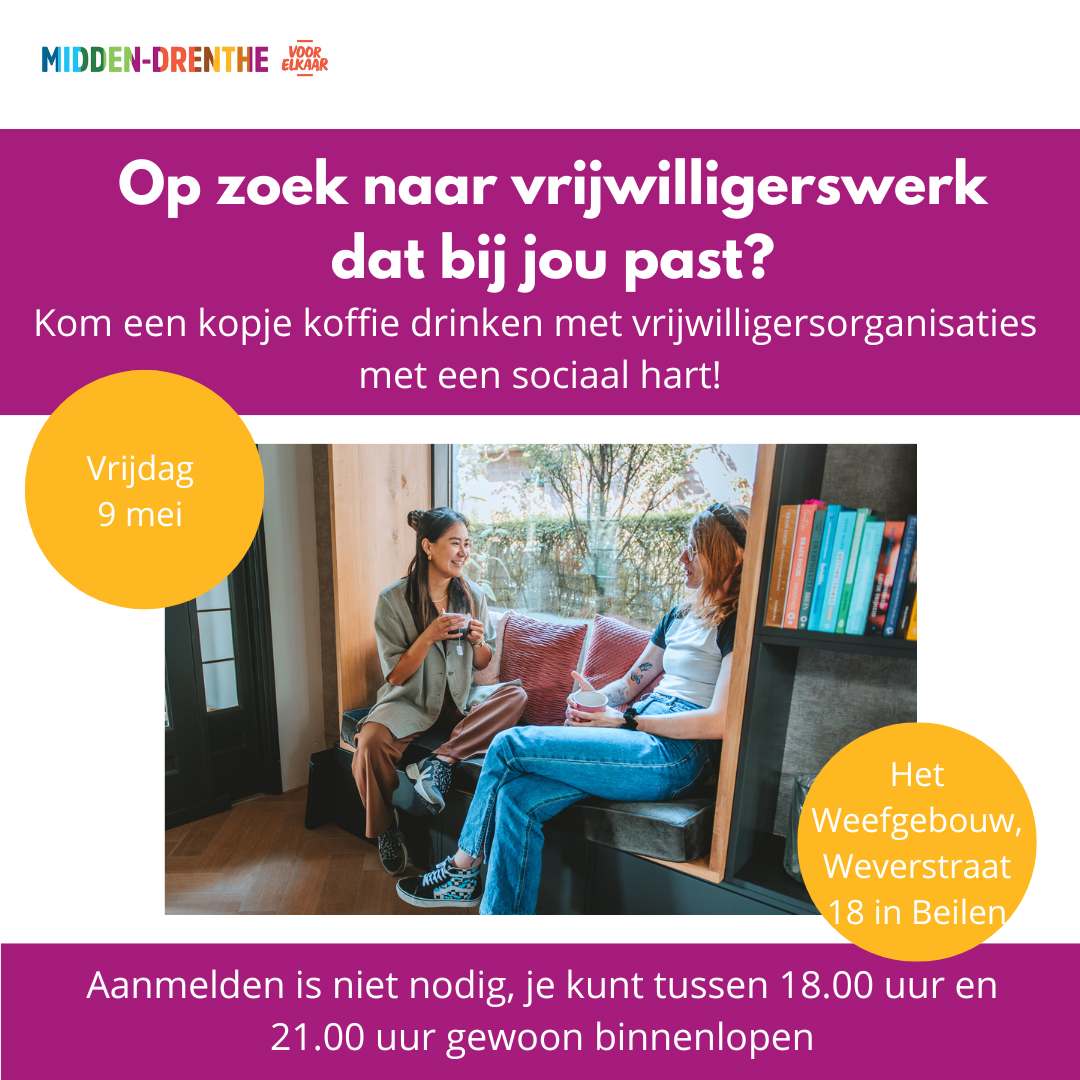 Speeddate vrijwilligersorganisaties 2025